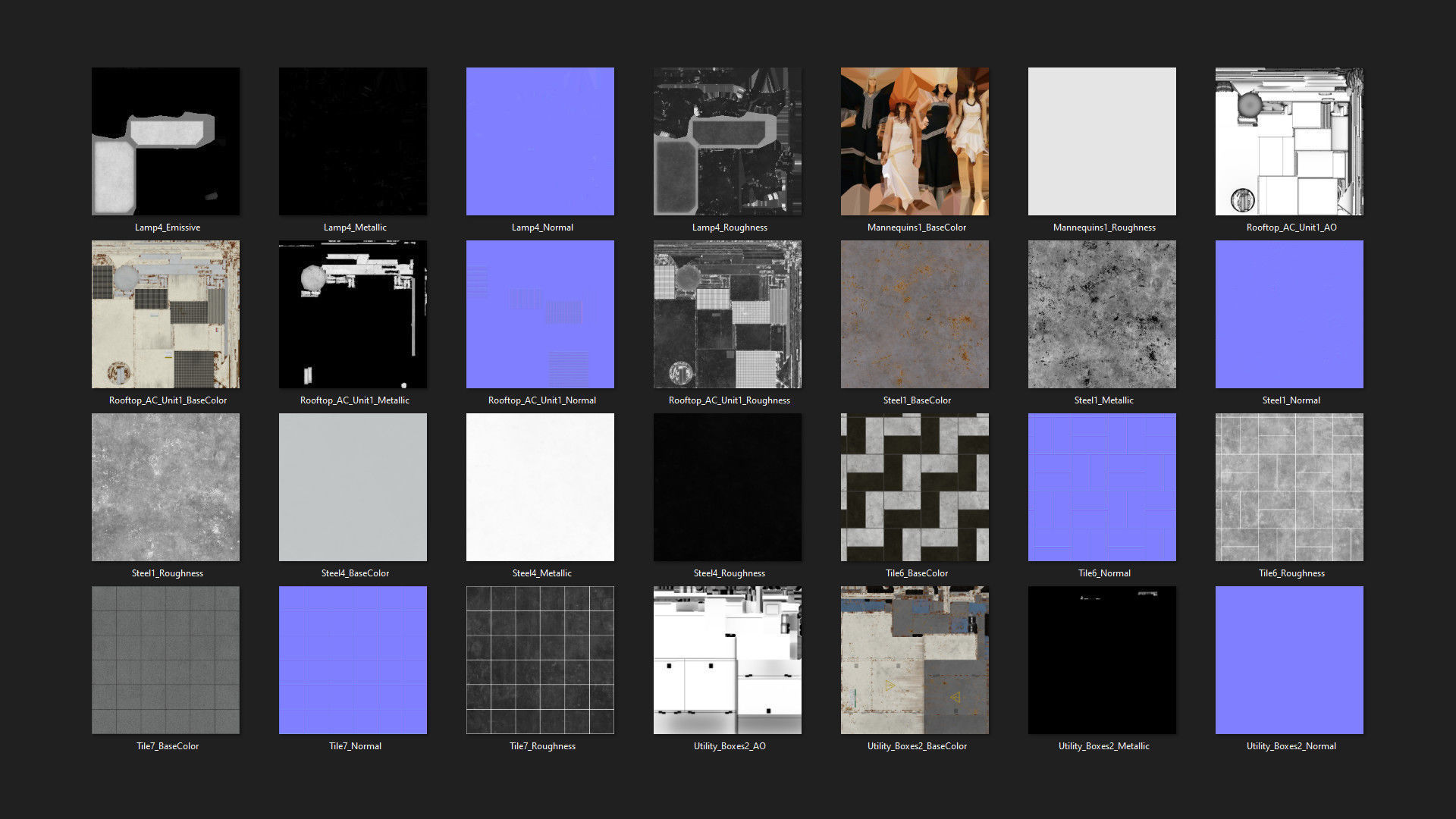 Building 28 Low-poly 3D model_20