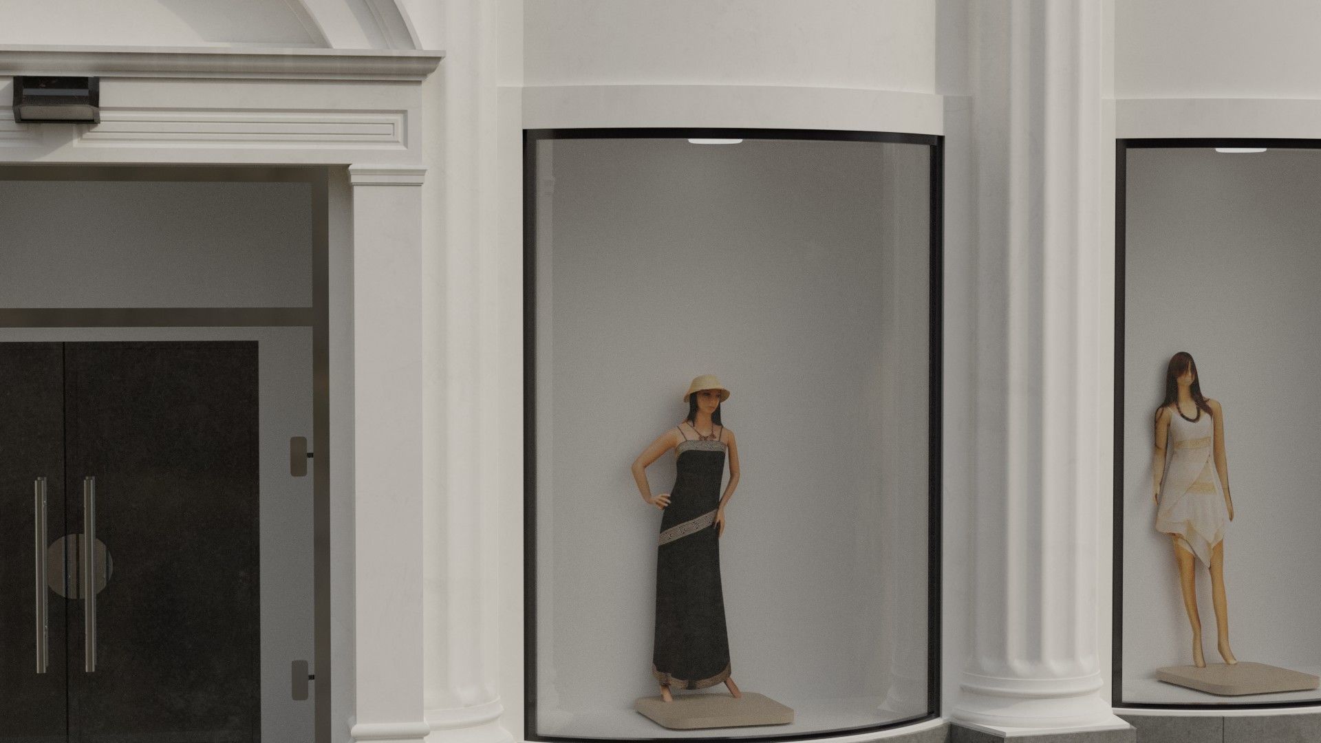 Building 28 Low-poly 3D model_5