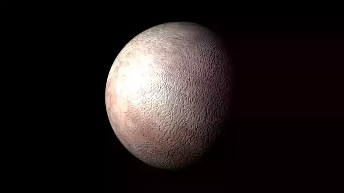 Makemake 3D model