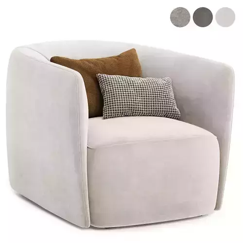 santa monica arm chair 3D model