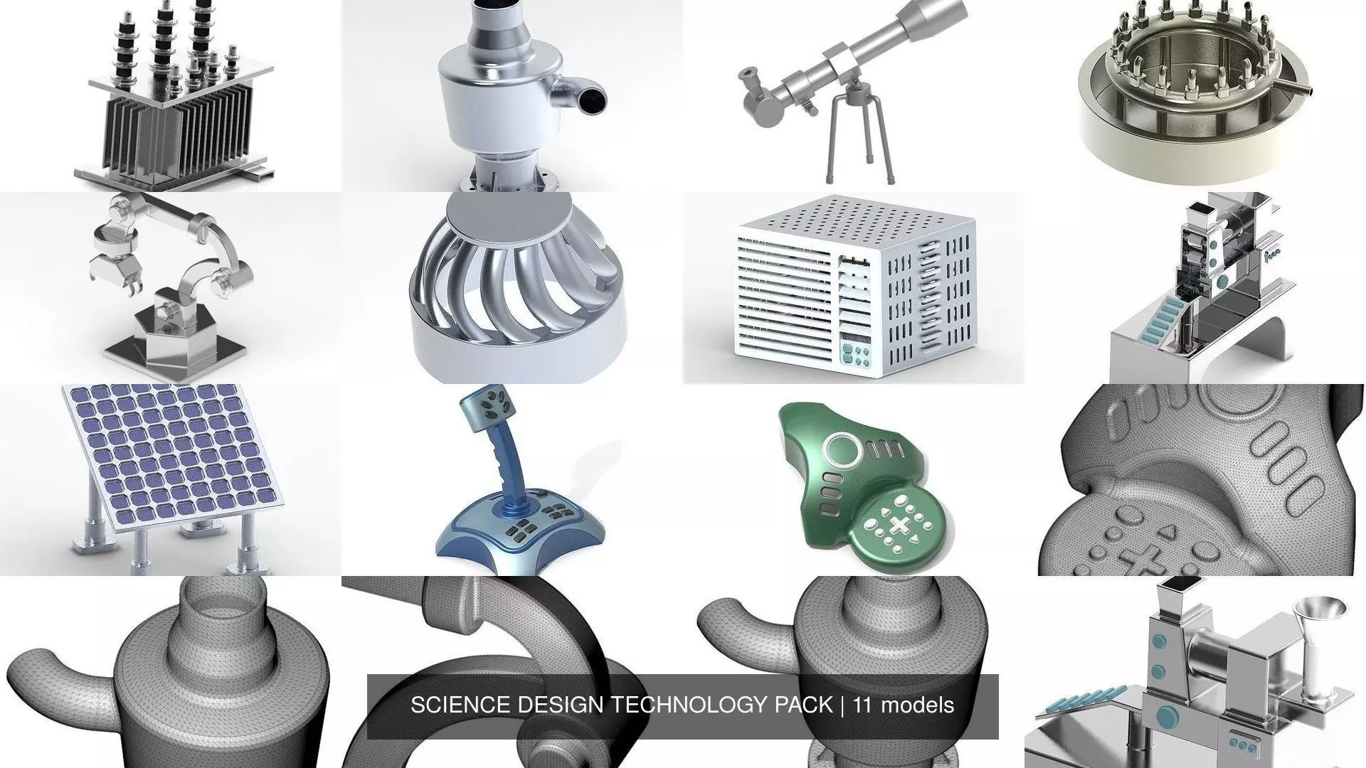SCIENCE DESIGN TECHNOLOGY PACK 3D Model Collection_0