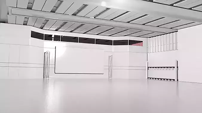 Data center 3D model