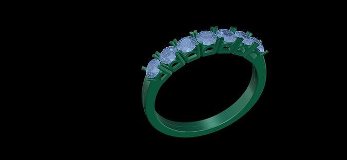 diamond ring  3D print model