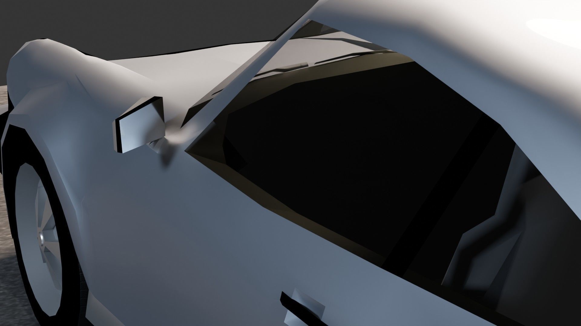 Porsche 911 2nd gen Low-poly 3D model_8