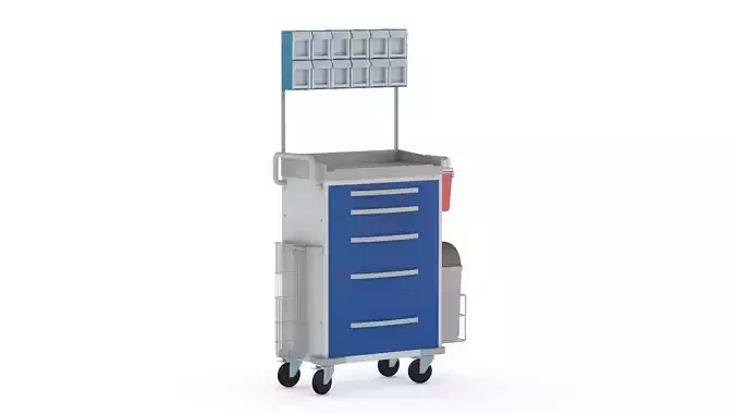 Medical Cart 01 PBR Realistic