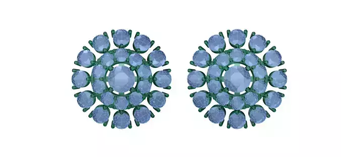 erring pair of crystals