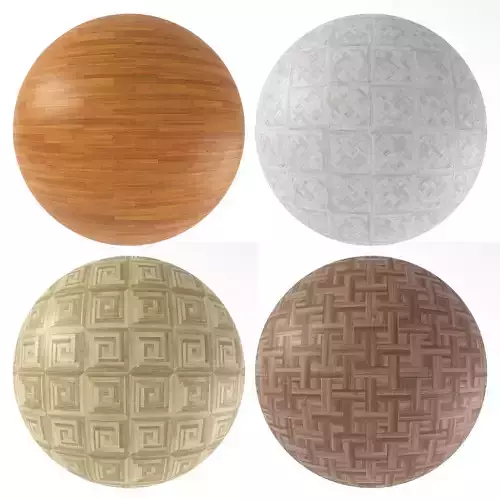 Parquet - Laminate - Wooden floor 4 in 1