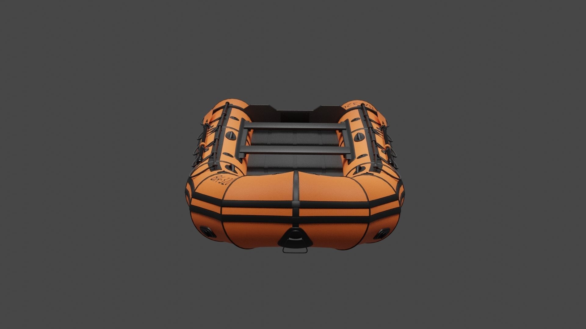 Inflatable Boat - Lifeboat 3D model_5