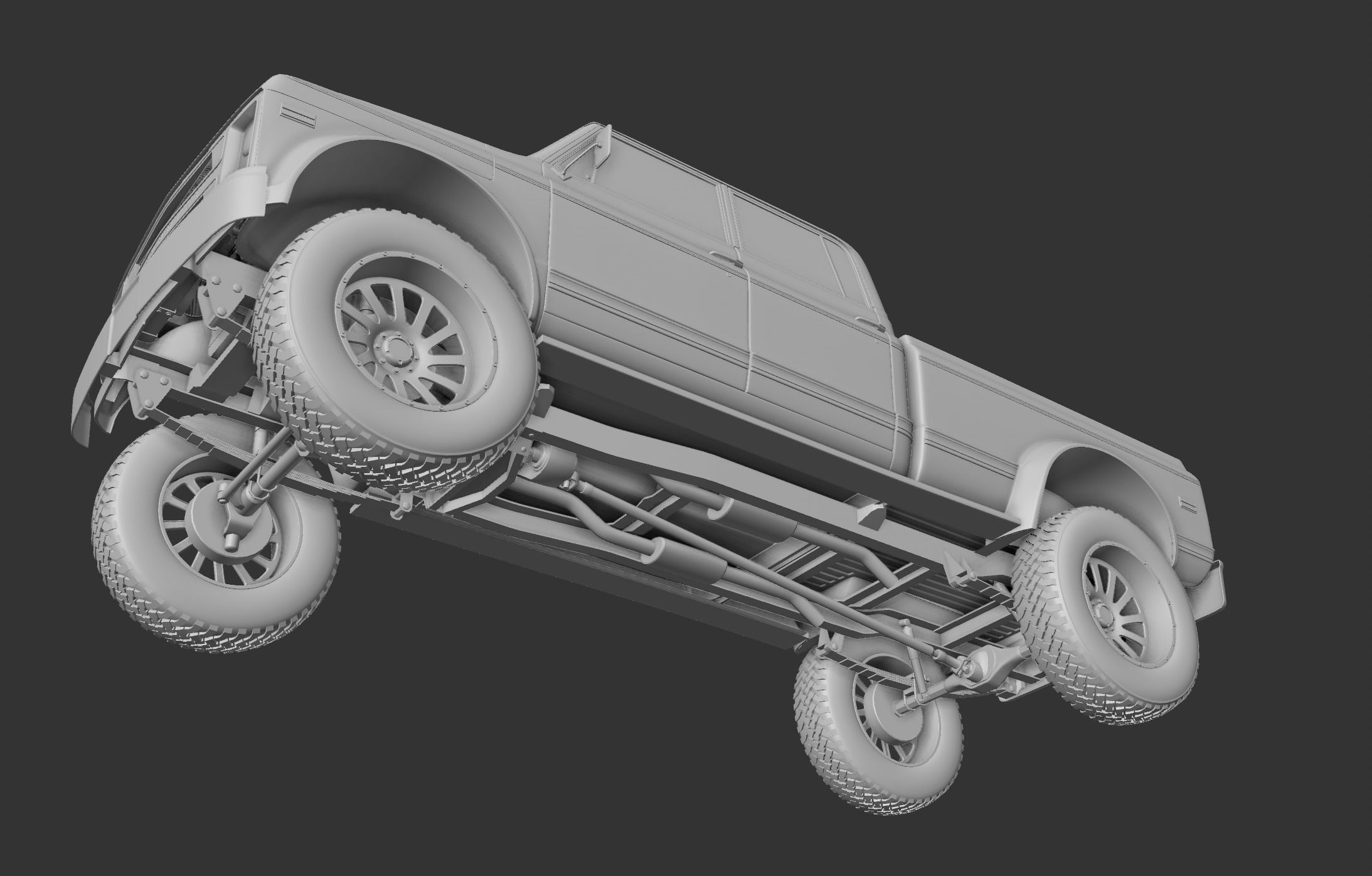 Chevy C40 Custom Pickup Truck 1969 3D model_18