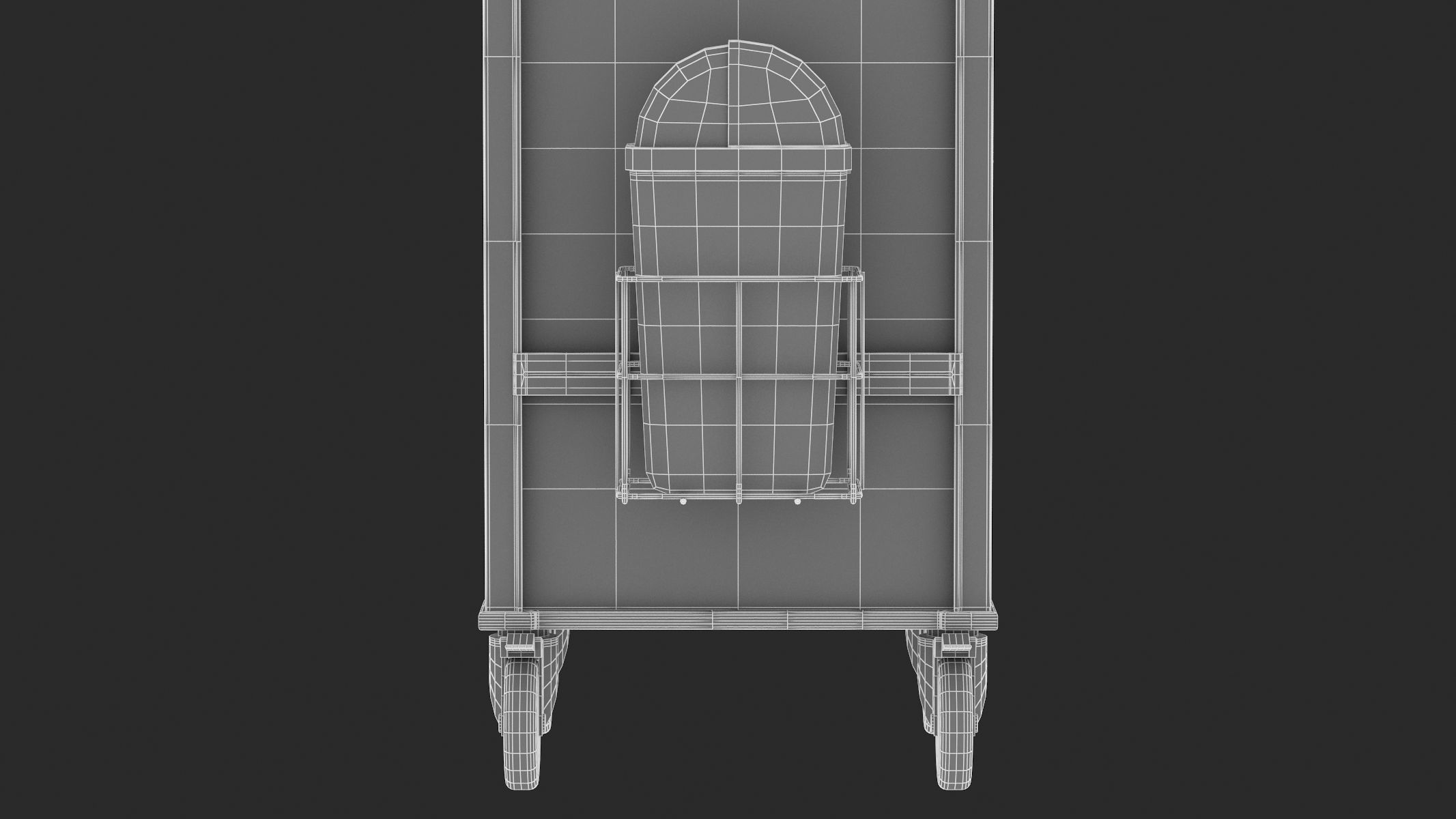 Medical Cart 02 PBR Realistic 3D model_16