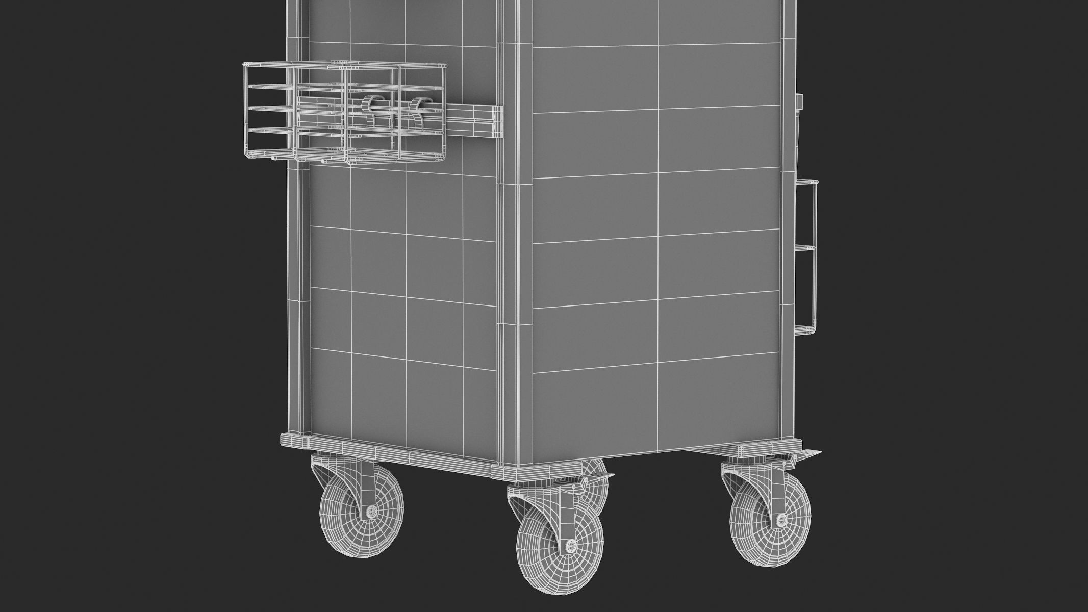 Medical Cart 02 PBR Realistic 3D model_18