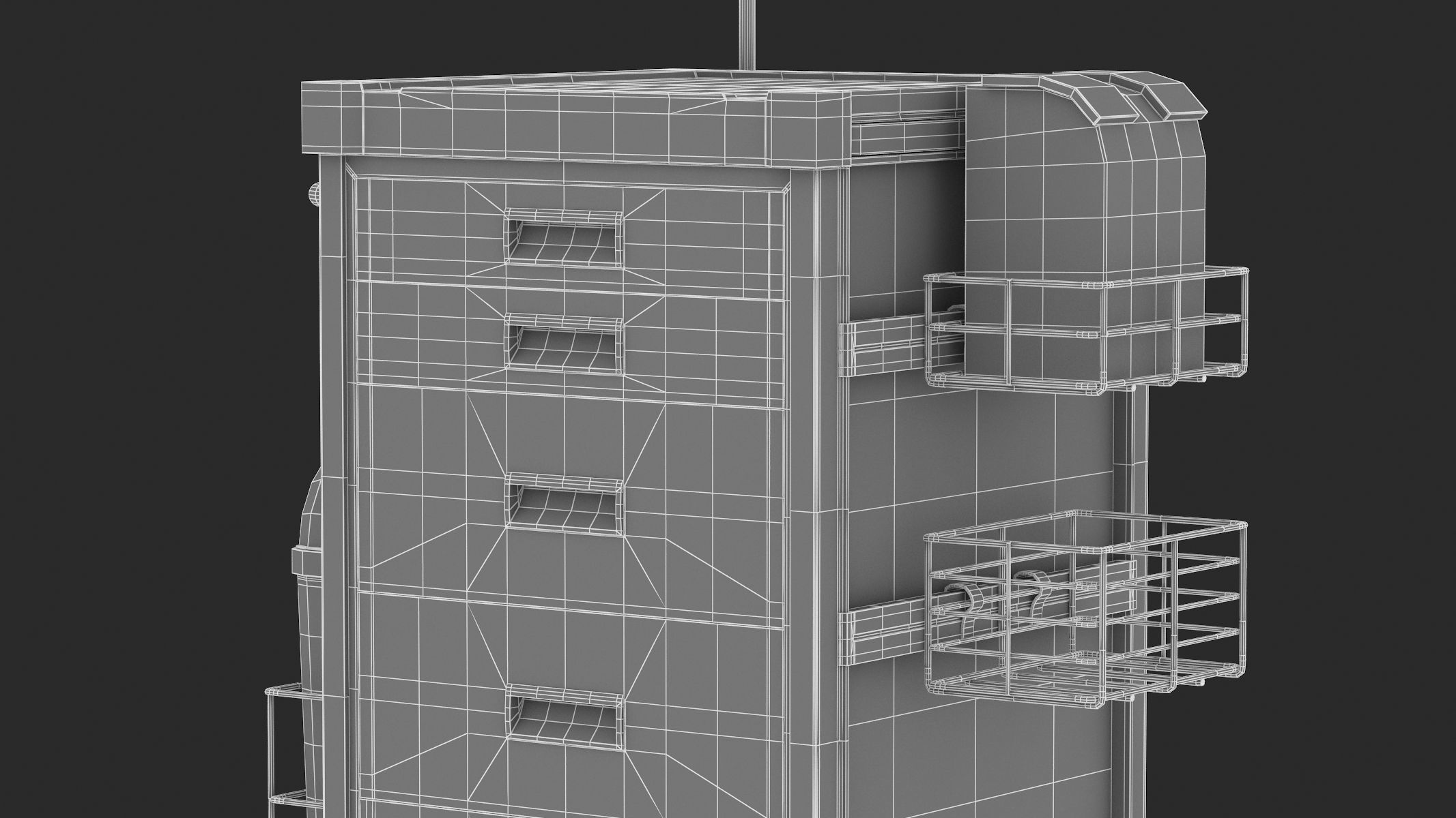 Medical Cart 02 PBR Realistic 3D model_19