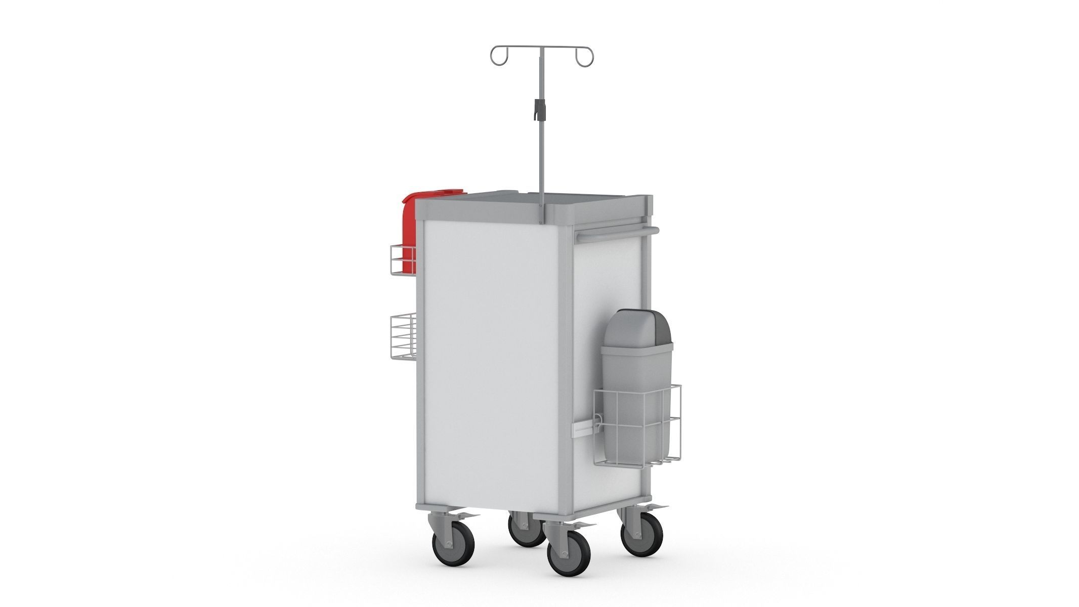 Medical Cart 02 PBR Realistic 3D model_2