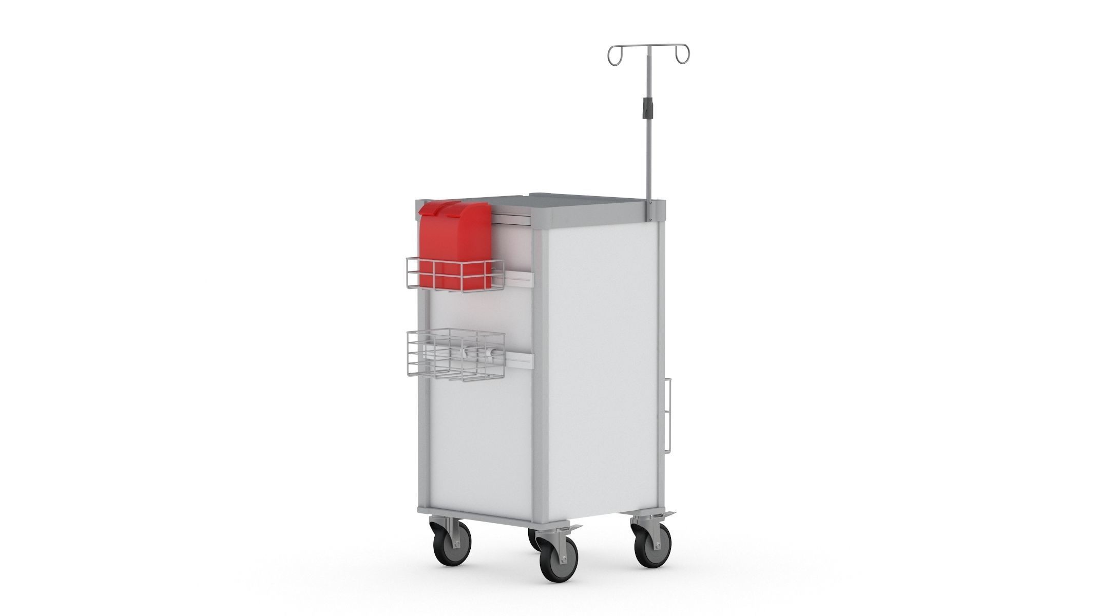 Medical Cart 02 PBR Realistic 3D model_3