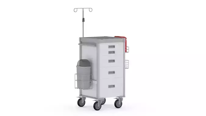 Medical Cart 02 PBR Realistic