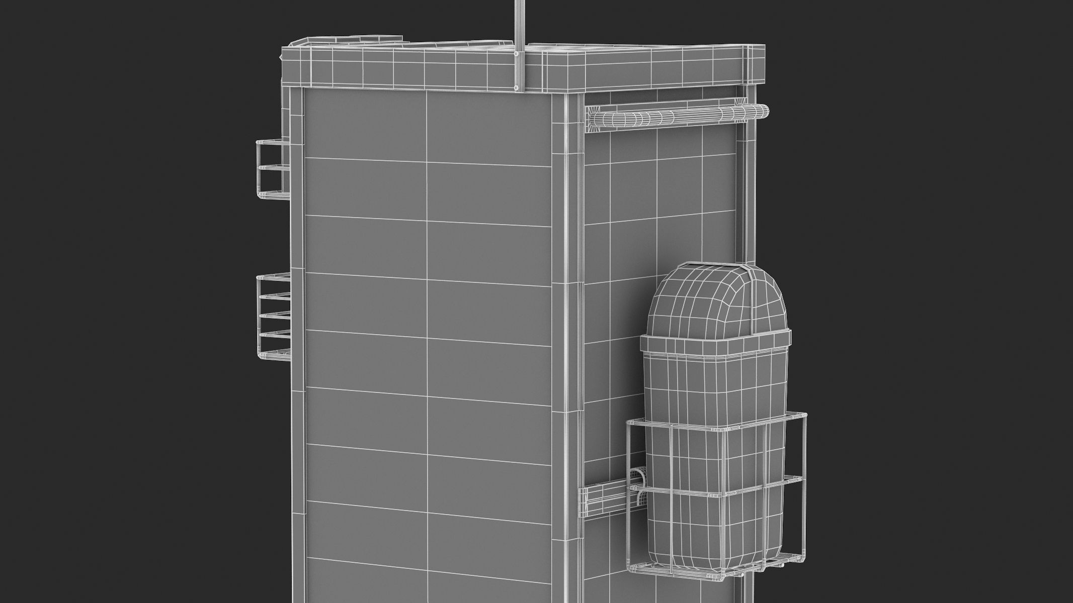Medical Cart 02 PBR Realistic 3D model_17