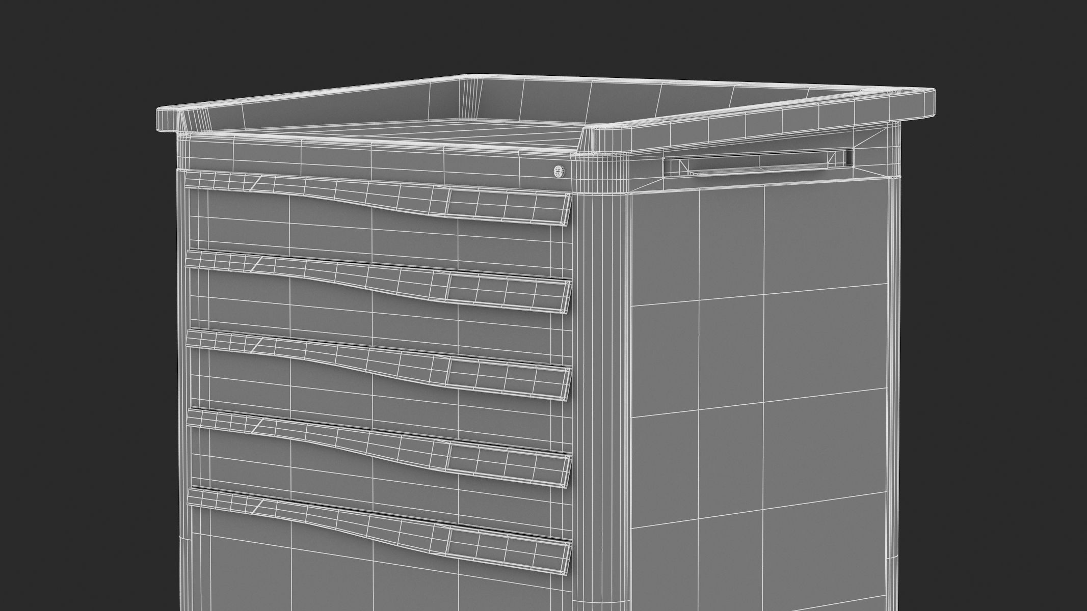 Medical Cart 03 PBR Realistic 3D model_19