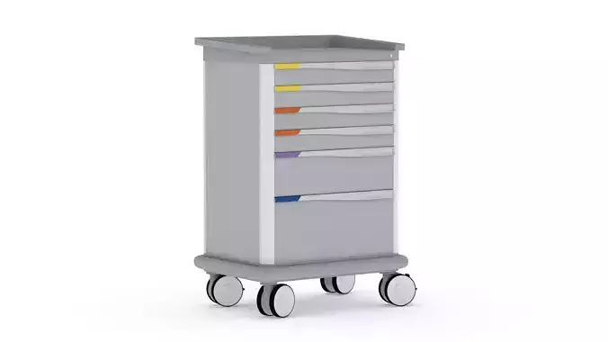 Medical Cart 03 PBR Realistic