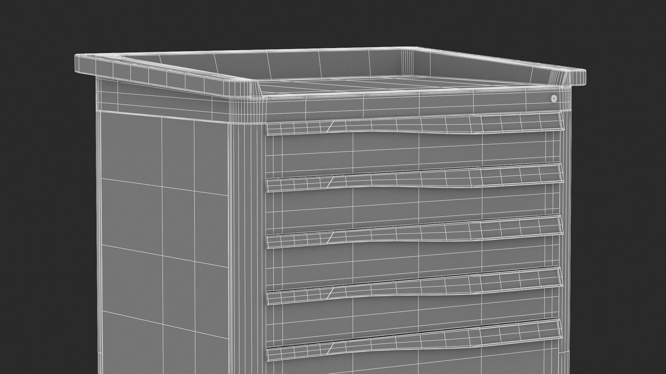 Medical Cart 03 PBR Realistic 3D model_15