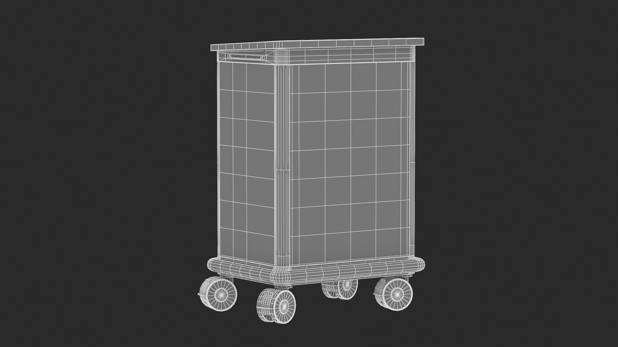 Medical Cart 03 PBR Realistic 3D model_13