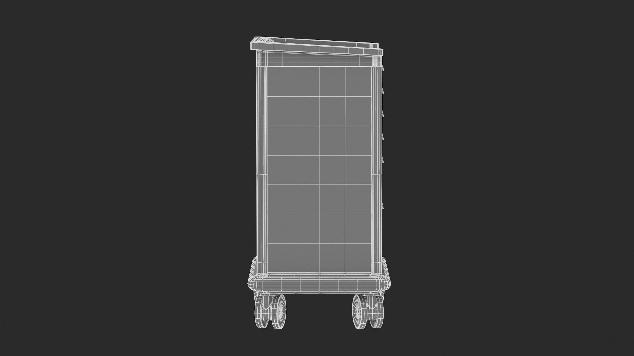 Medical Cart 03 PBR Realistic 3D model_11