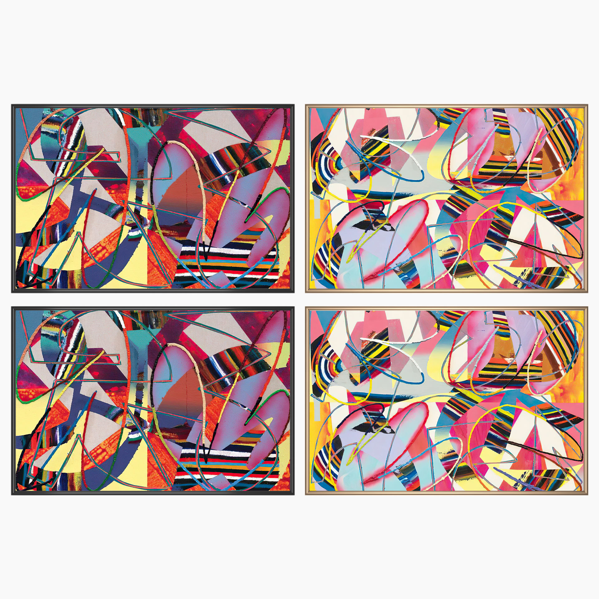 Wall Art Set 3735 3D model_1