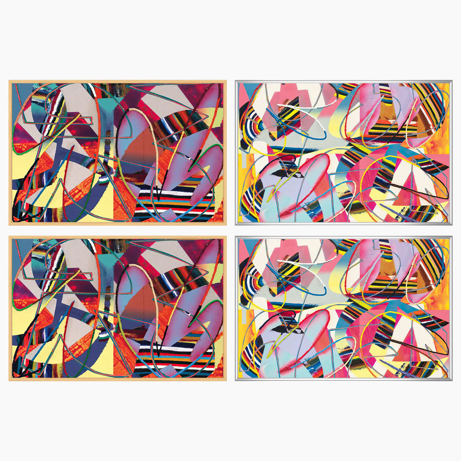 Wall Art Set 3735 3D model_2