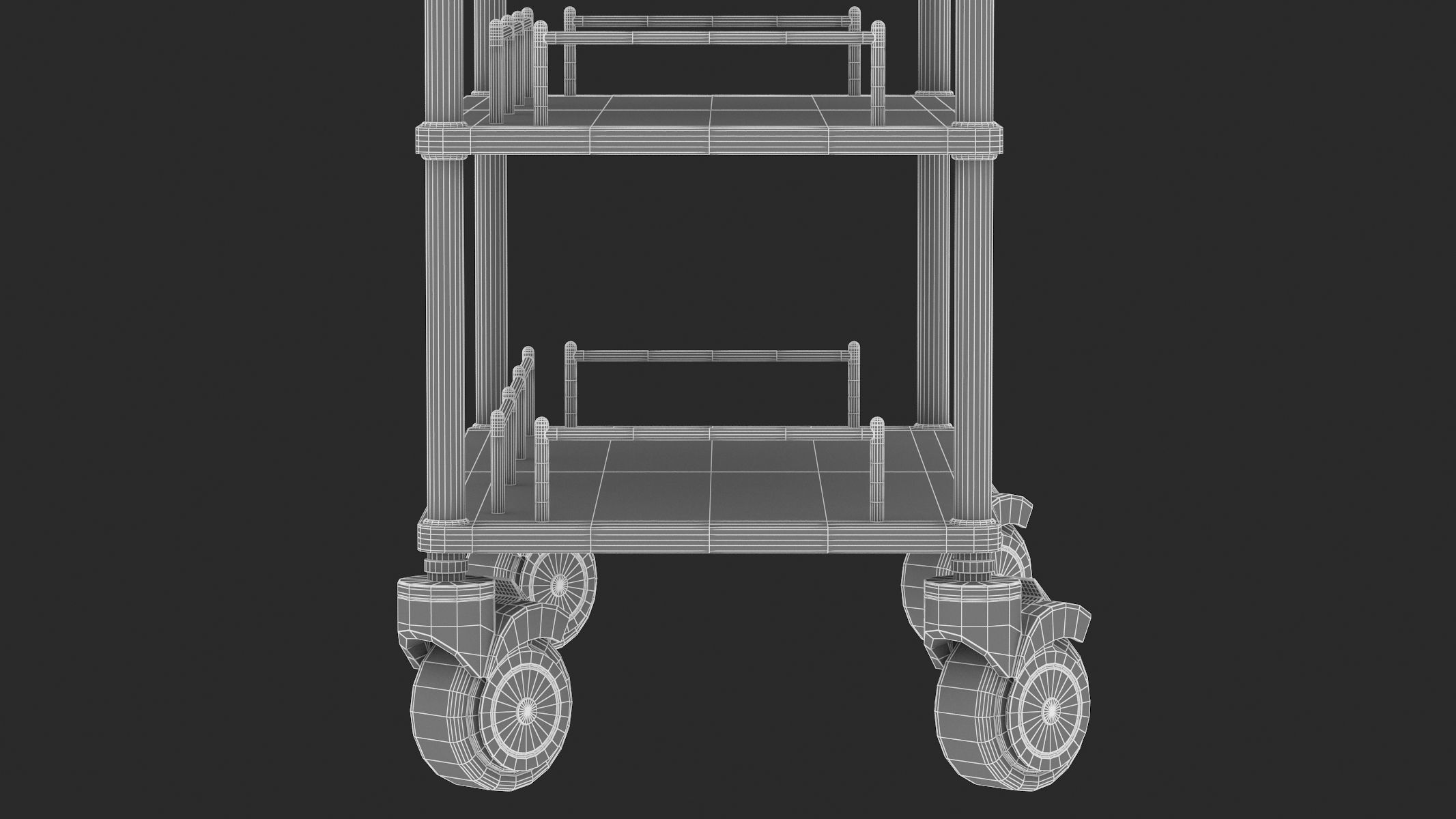 Medical Cart 04 PBR Realistic 3D model_18