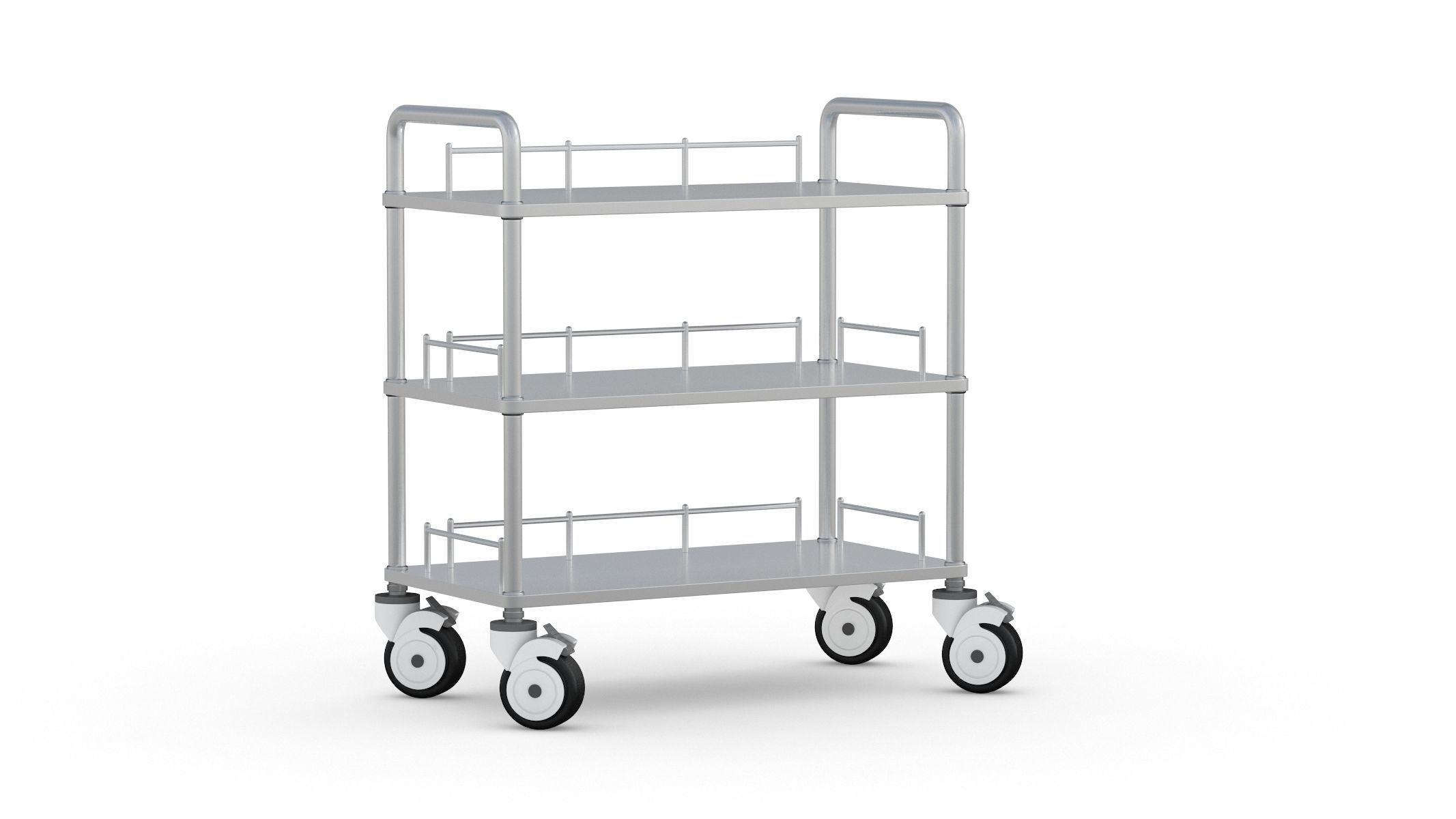Medical Cart 04 PBR Realistic 3D model_2