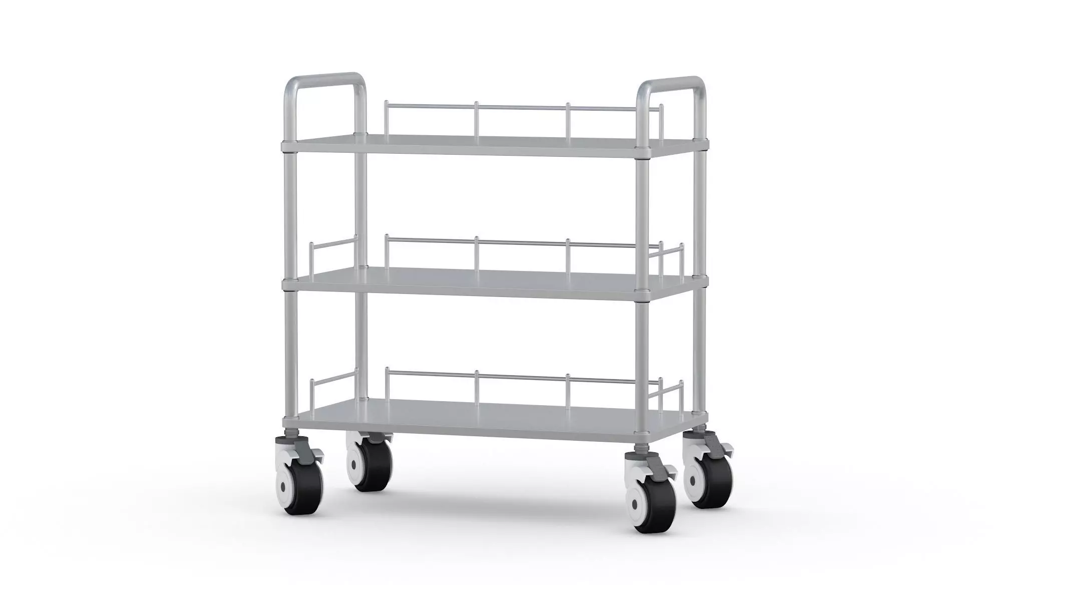 Medical Cart 04 PBR Realistic 3D model_0