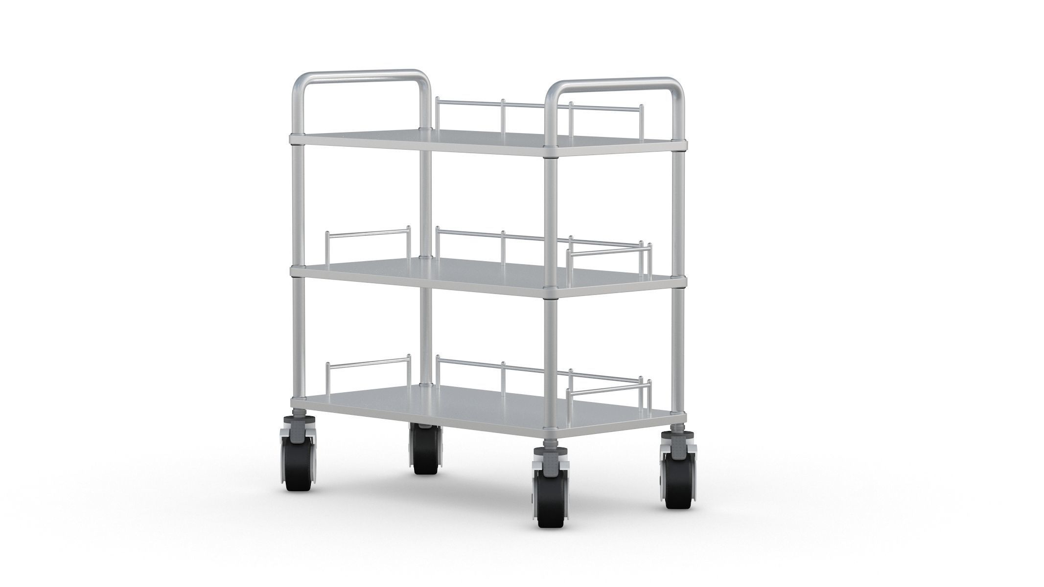 Medical Cart 04 PBR Realistic 3D model_4
