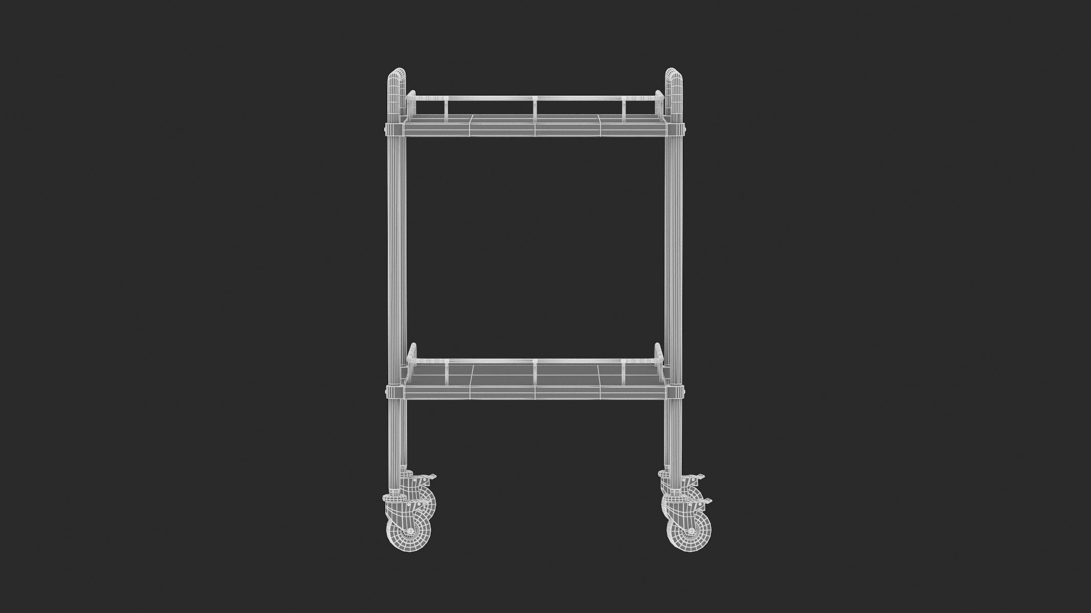 Medical Cart 05 PBR Realistic 3D model_8
