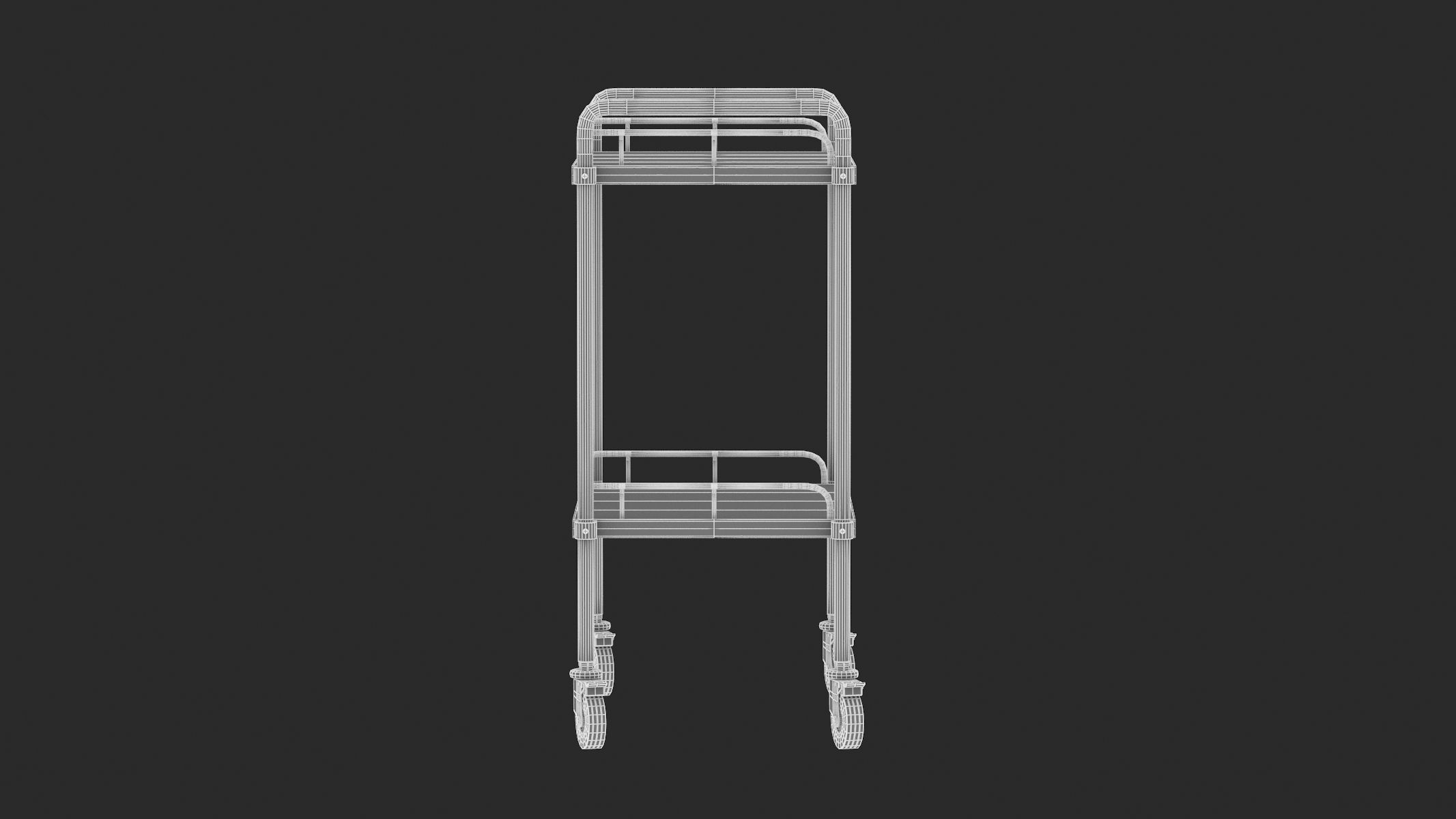 Medical Cart 05 PBR Realistic 3D model_6
