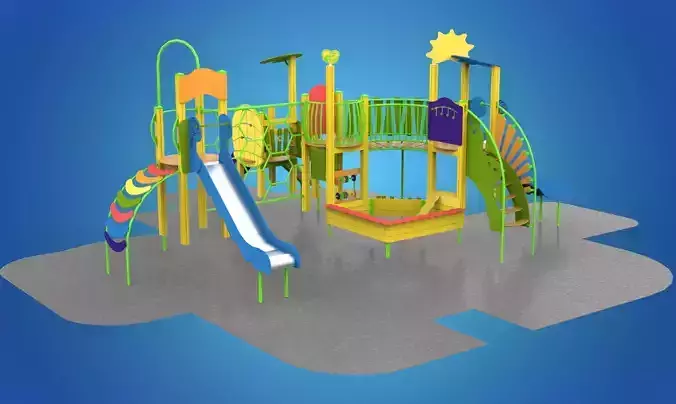 Playground for kids 3D model