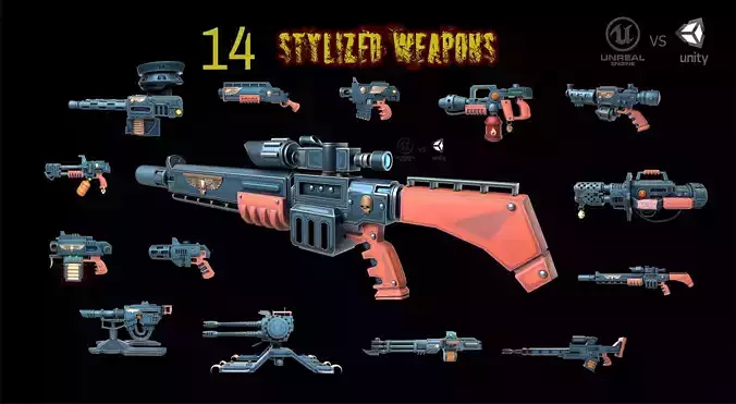 STYLIZED TOON WEAPONS  VOL1