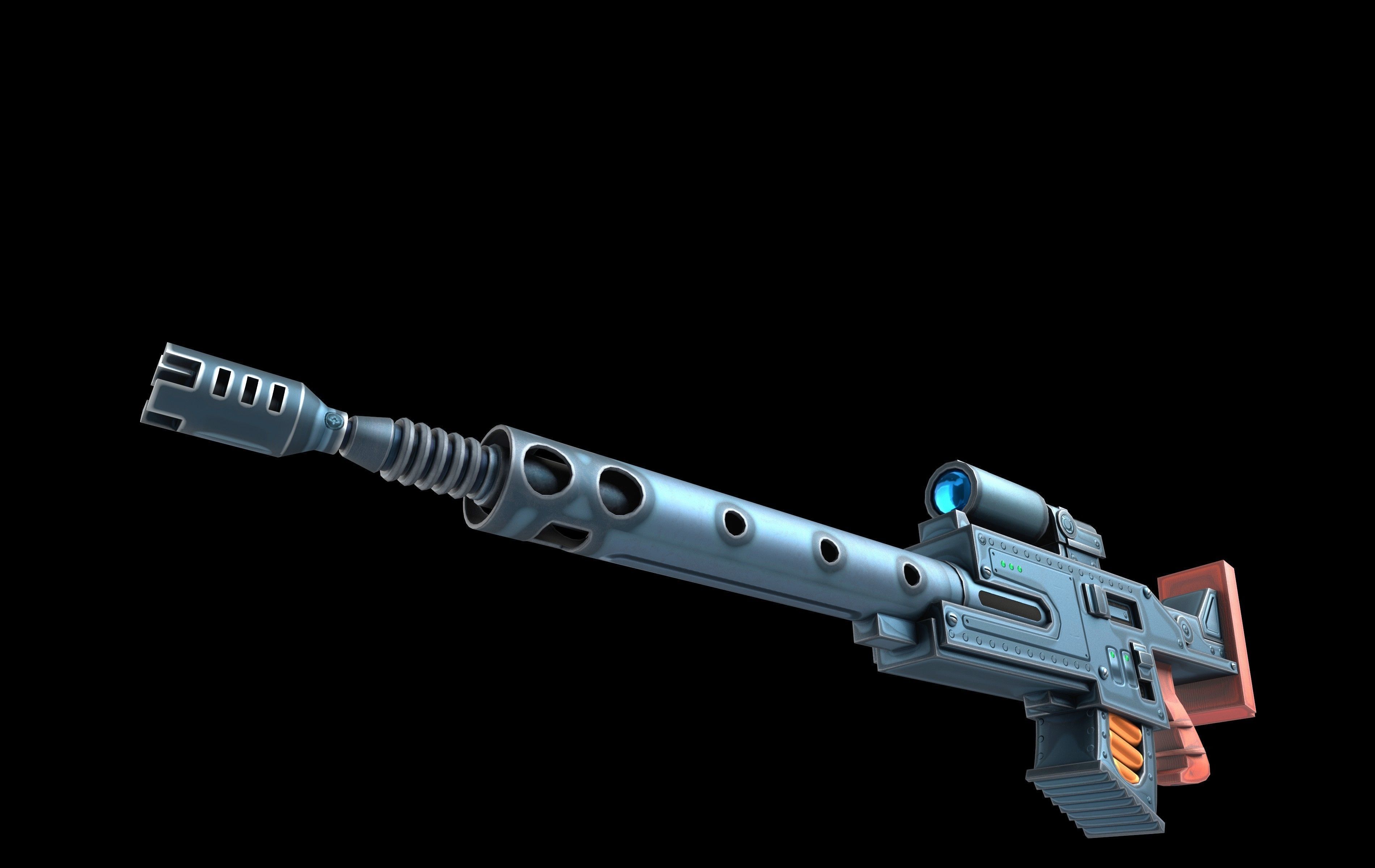 STYLIZED TOON WEAPONS  VOL1 Low-poly 3D model_2