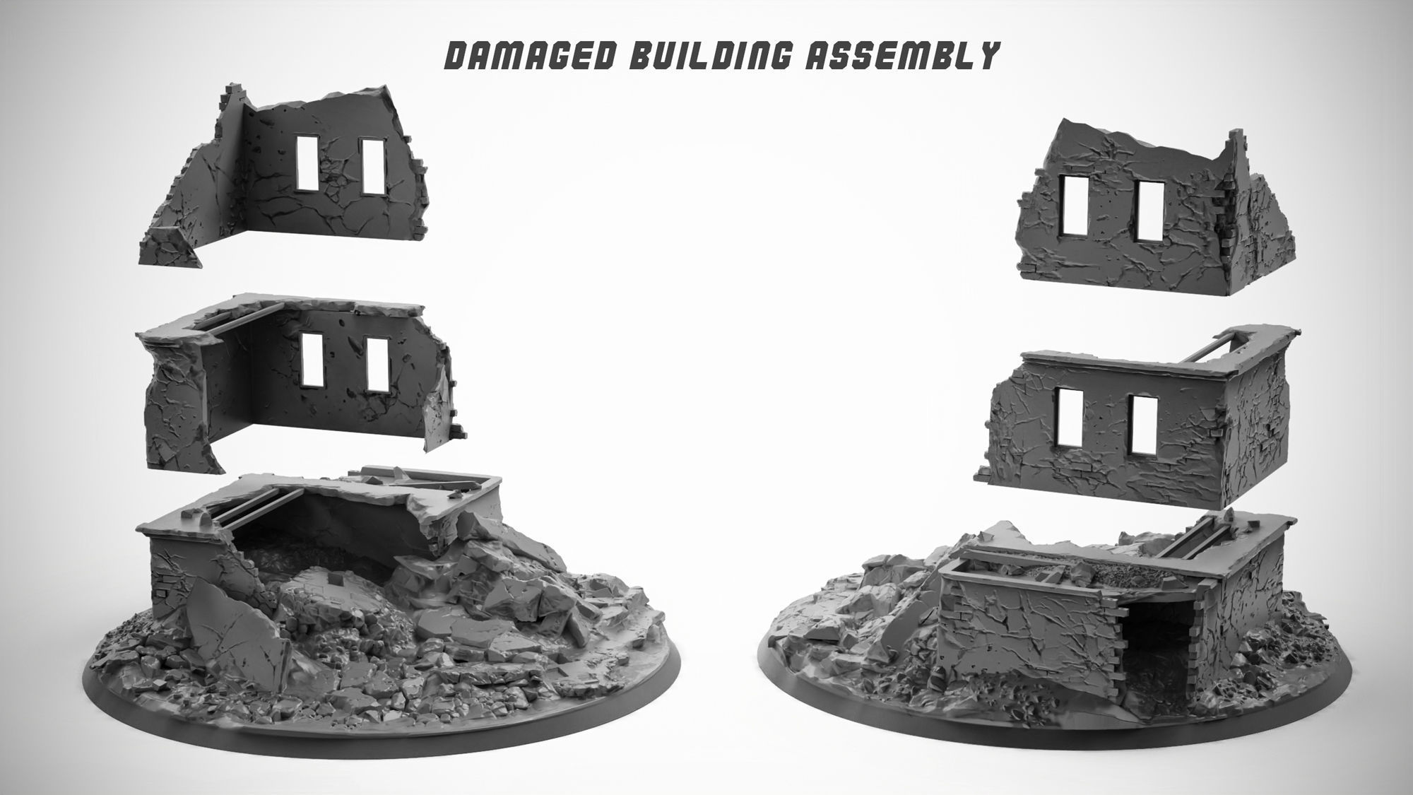 Last Hammer Tank 3d Printable Diorama 100mm 3D print model_2
