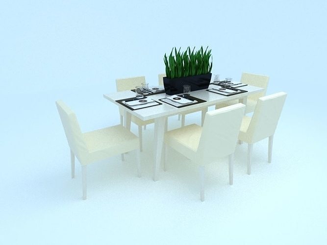 Small table 3D model