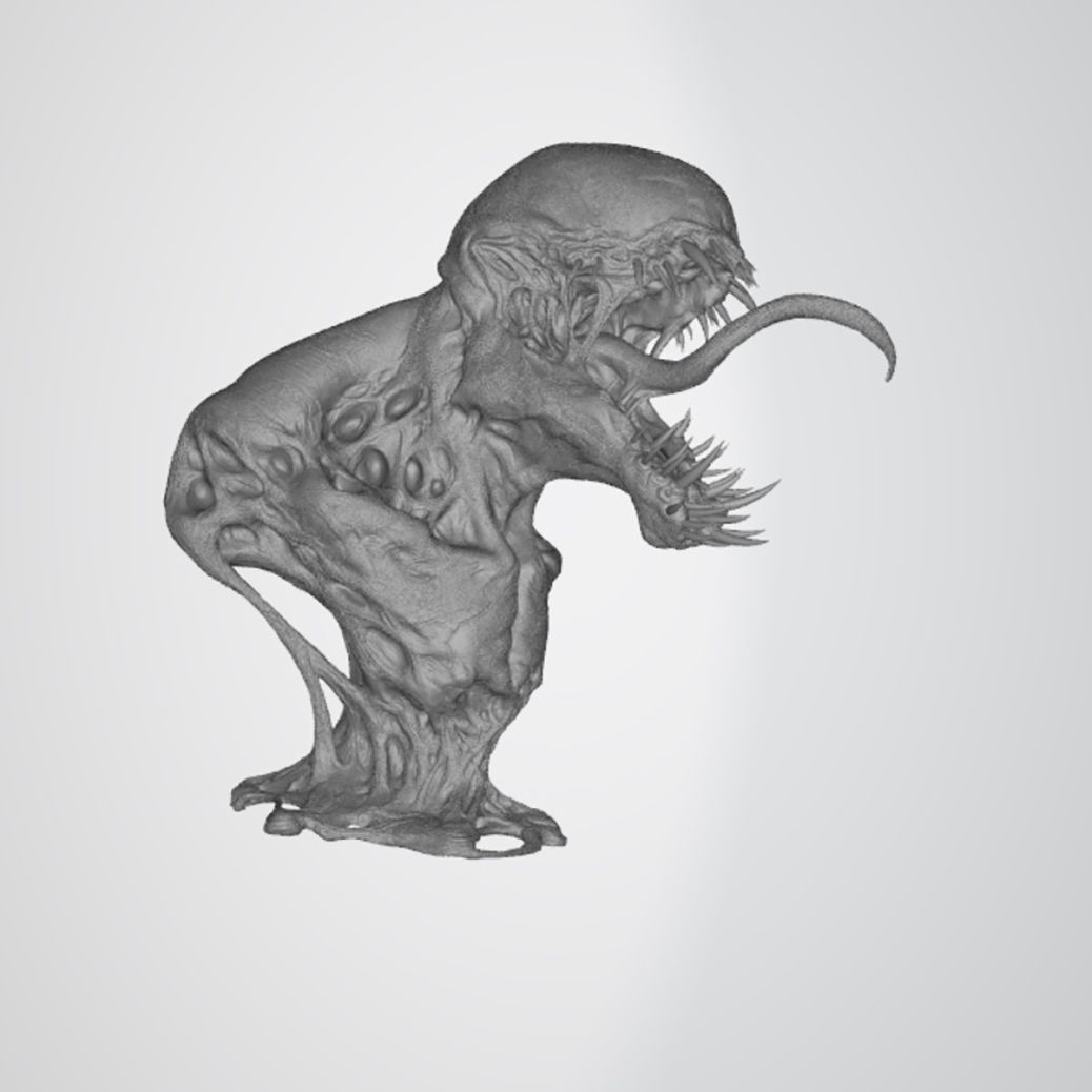 Venom Bust 3D Model Ready to Print 3D print model_5