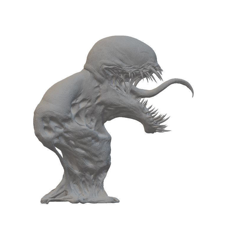 Venom Bust 3D Model Ready to Print 3D print model_8