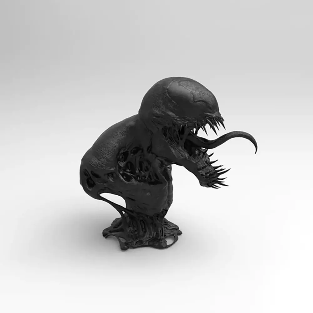 Venom Bust 3D Model Ready to Print 3D print model_0