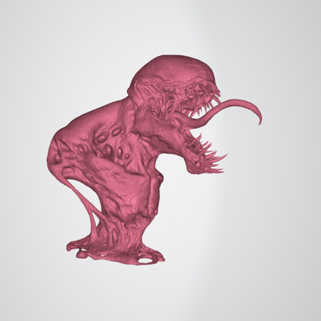 Venom Bust 3D Model Ready to Print 3D print model_6