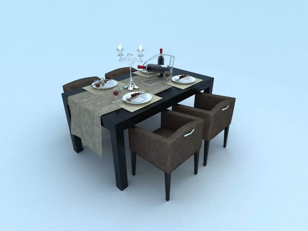 Big table 3D model_0