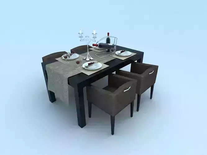 Big table 3D model
