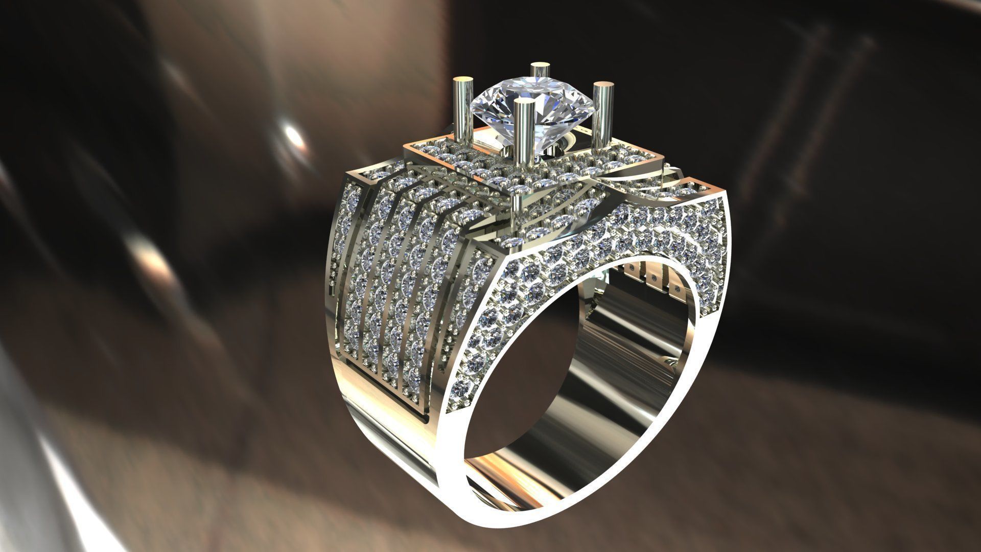Ring 84  3D print model_2