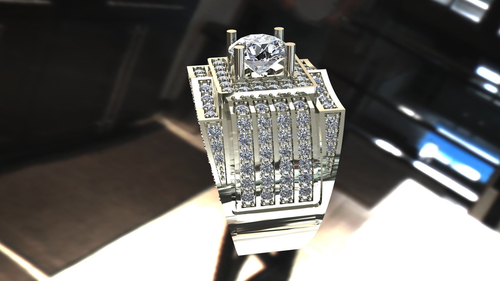 Ring 84  3D print model_1