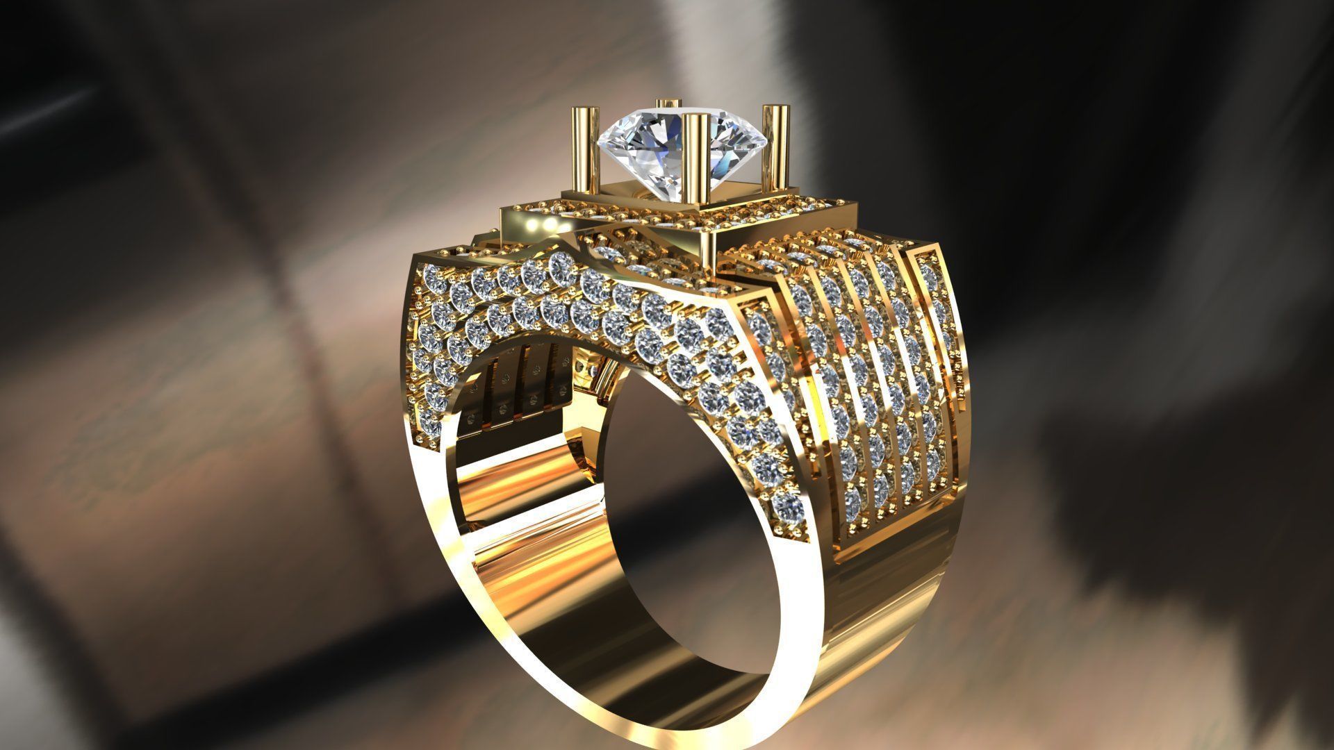 Ring 84  3D print model_4