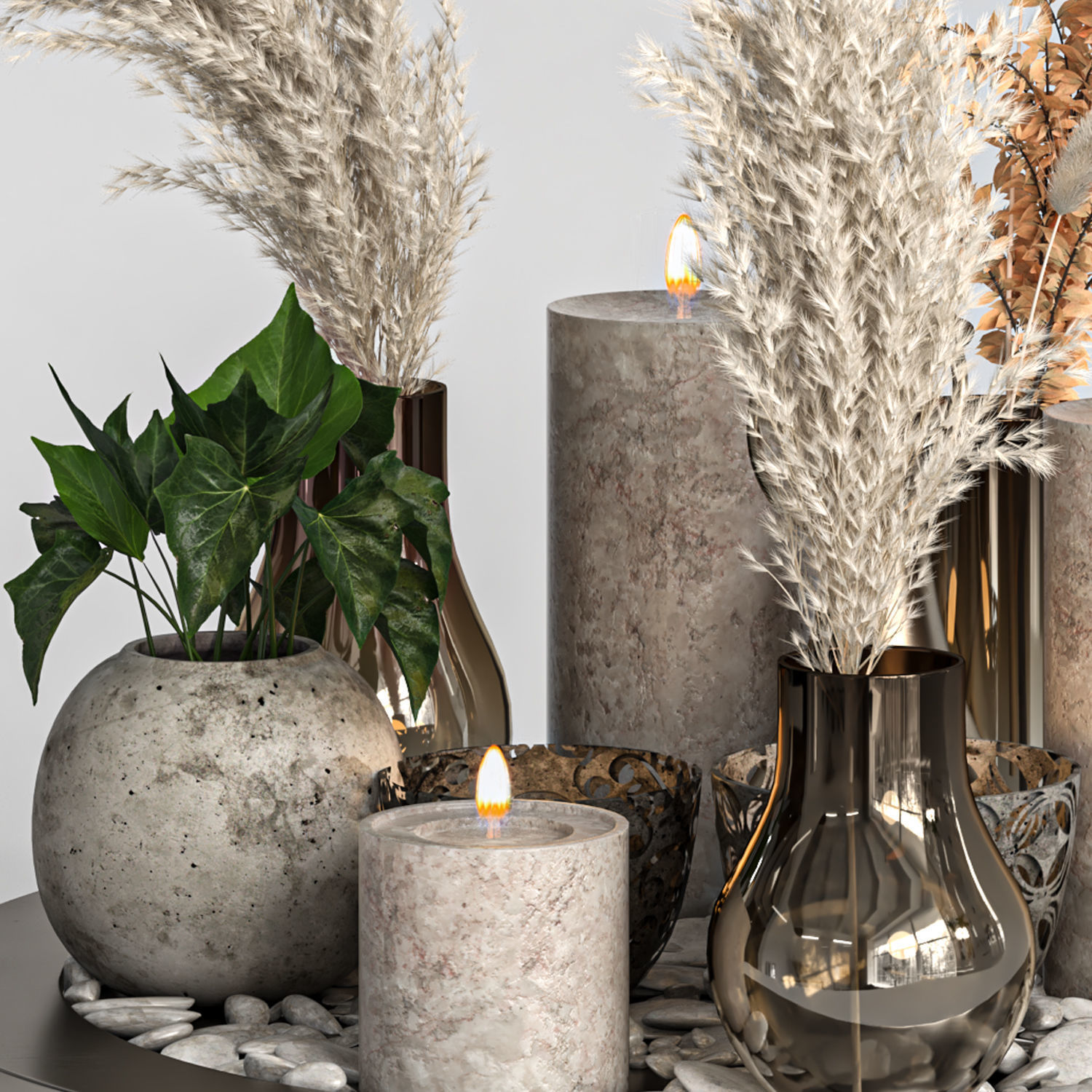 Decorative set 43 3D model_3