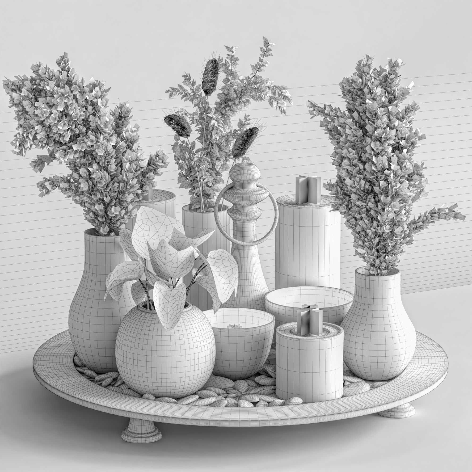 Decorative set 43 3D model_5