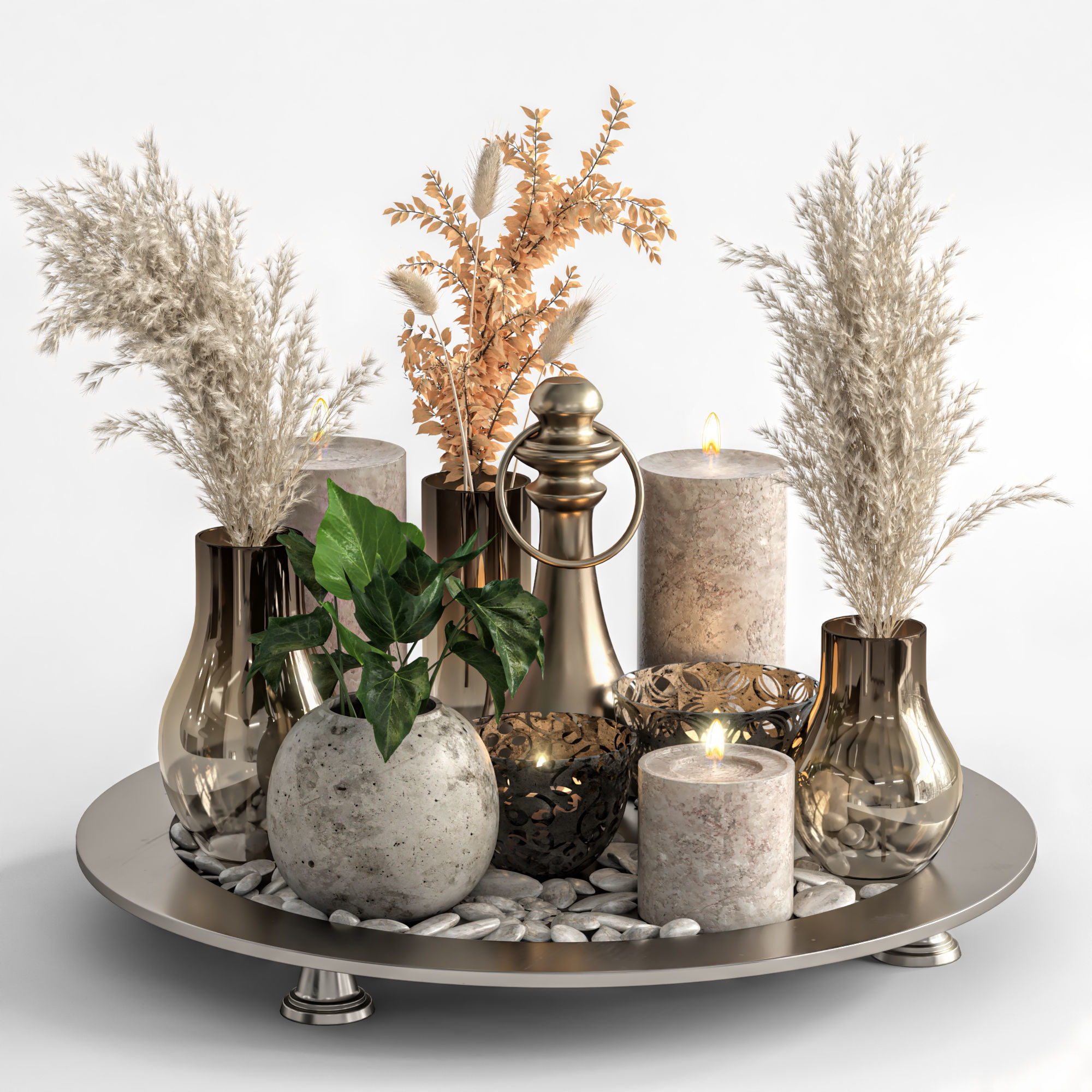 Decorative set 43 3D model_4